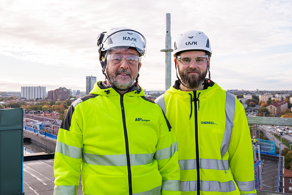 Ronnie from MP bolagen and Elliot from Ohmegi.