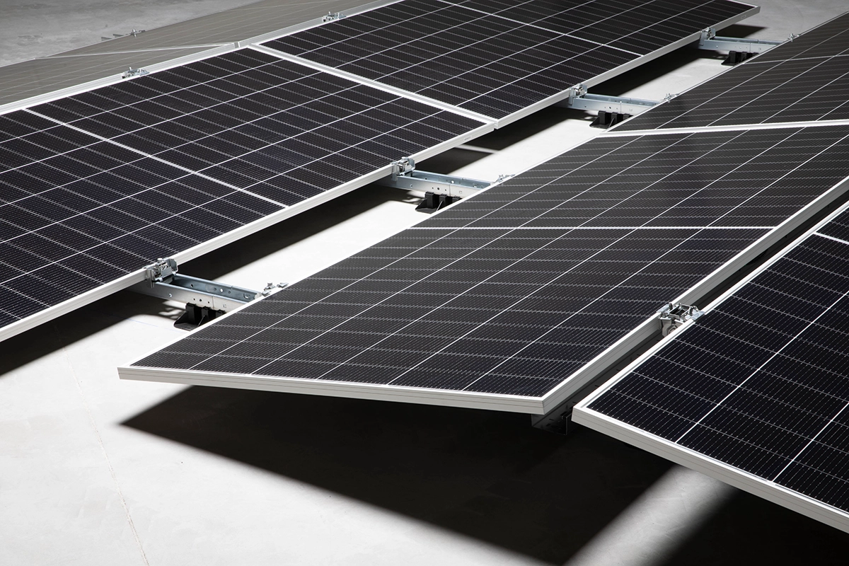 Solar cells installed with Soliq's system